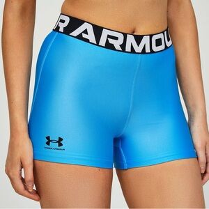 Under Armour Women's Blue HeatGear Shorty Shorts